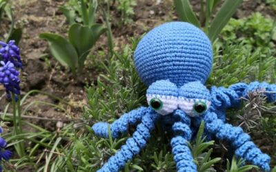 Crocheted octopus