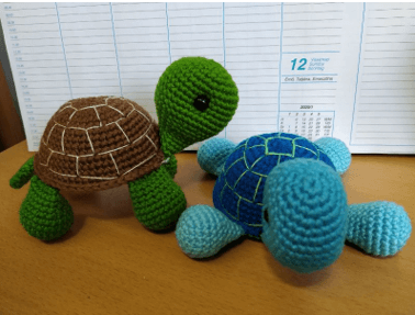 Crochet turtle